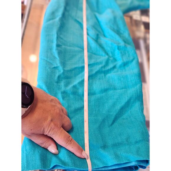 DONNA MORGAN 2pc teal short sleeve suit sz 6 **read*** - Picture 13 of 13